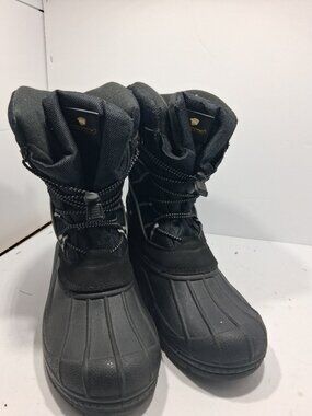 Arctic Shield Toggle Boot Black Size 9M Men Waterproof Winter Snow Y